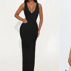 Elegant Black Maxi Dress
